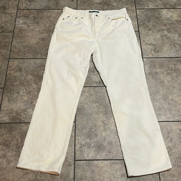 Vintage Lauren Ralph Lauren Corduroy Pants Size 14 - Picture 2 of 12
